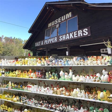 Salt and pepper museum - In Gatlinburg, Tennessee, right below the Great Smoky Mountains you will find the Salt and Pepper Shaker Museum. Andrea Ludden, daughter of the original collector, shares the story of how this amazing collection came to be a museum. Photo Credit: Salt and Pepper Shaker Museum